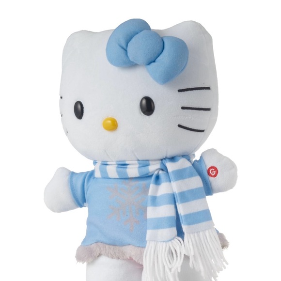 Hello Kitty Winter Christmas Animated Plush NWT Side Stepper Exclusive - Picture 5 of 7